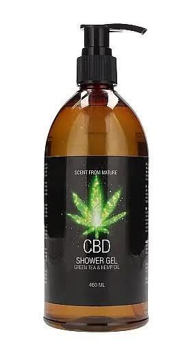 Набір для ванни і душу CBD Luxe Care set-GREEN TEA & HEMP OIL ( 2 предмети )