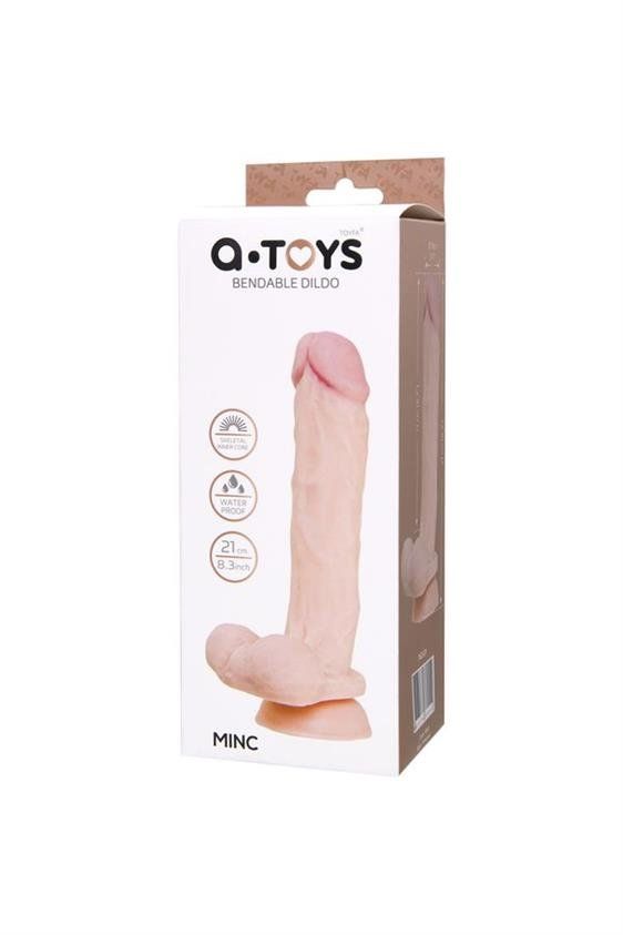 Фаллоимитатор - Dildo A-Toys TOYFA Minc, TPE, 21 cm