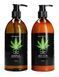 Набір для ванни і душу CBD Luxe Care set-GREEN TEA & HEMP OIL ( 2 предмети )