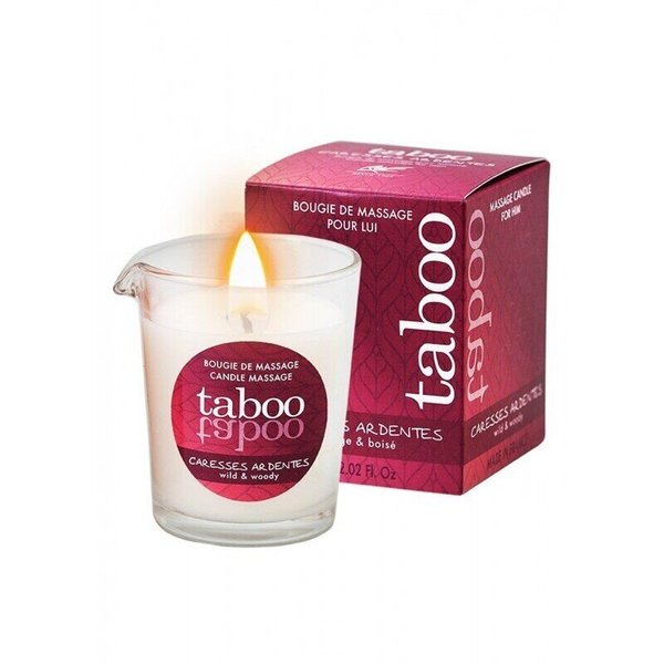 Масажна свічка для жінок TABOO Caresses Ardentes
