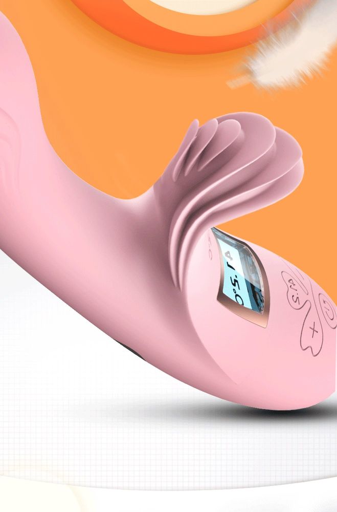 Вибратор с подогревом Lilo USB-Pink