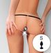 Жіночі трусики XS-2XL із силіконовою анальною пробкою Art of Sex - Sexy Panties plug size S Black