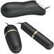 Набір з 2 віброяєць з електростимуляцією Pretty Love Double Vibro Bullet, чорний