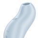 Вакуумный клиторальный стимулятор с вибрацией Satisfyer Pocket Pro 1 Blue, Голубой