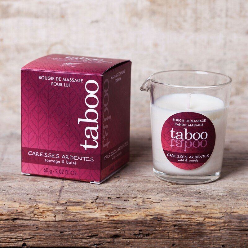 Массажная свеча для женщин TABOO Caresses Ardentes
