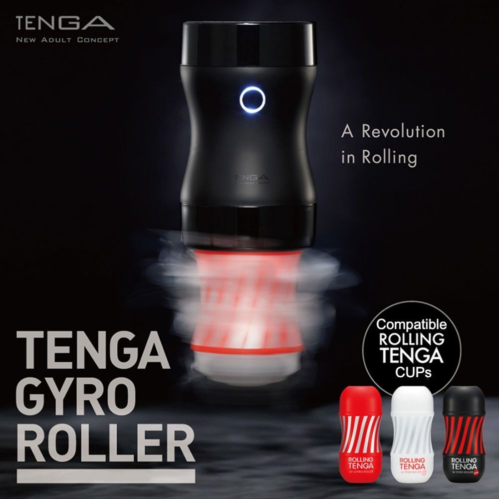 Мастурбатор Tenga Rolling Tenga Gyro Roller Cup, новий рельєф для стимуляції обертанням, Червоний