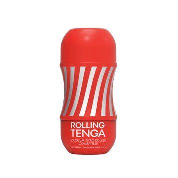 Мастурбатор Tenga Rolling Tenga Gyro Roller Cup, новий рельєф для стимуляції обертанням, Червоний