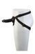 Знімний страпон Dream Toys Blaze Deluxe Strap-On Dildo на чорних трусиках з червоною вишивкою