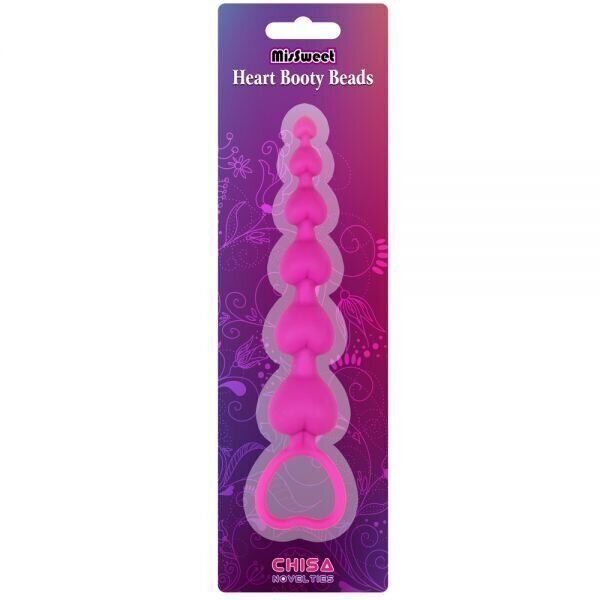 Анальні Намиста Chica Heart Booty Beads - Pink