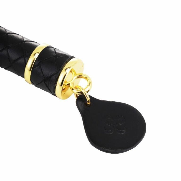 Флоггер Lockink Sevanda Red & Black Braided Tail Flogger