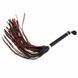 Флоггер Lockink Sevanda Red & Black Braided Tail Flogger