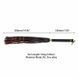 Флоггер Lockink Sevanda Red & Black Braided Tail Flogger