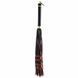 Флоггер Lockink Sevanda Red & Black Braided Tail Flogger