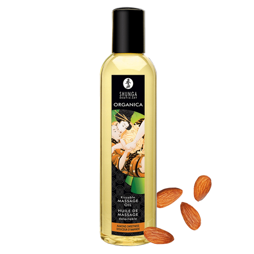 Органічна масажна олія Shunga Organic Massage Oil Almond Sweetness 250 мл