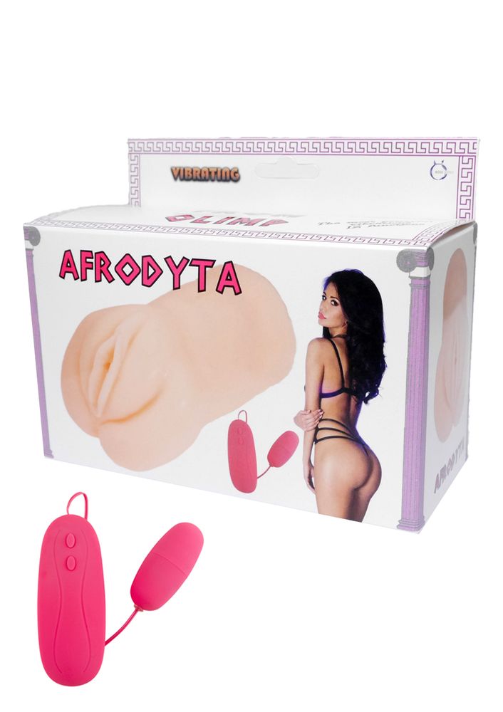 Мастурбатор з вібрацією Vagina Afrodita