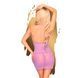 Мини-платье с кружевным лифом и стрингами Penthouse - Bedtime Story Purple S/M