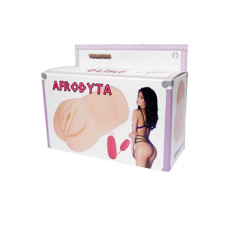 Мастурбатор з вібрацією Vagina Afrodita