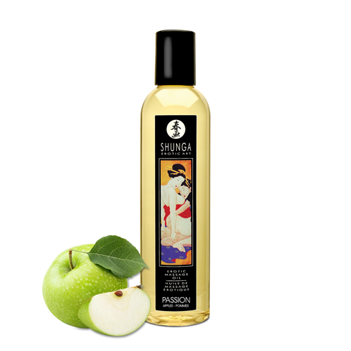 Масажне масло Shunga Erotic Massage Oil з ароматом яблук 250 мл