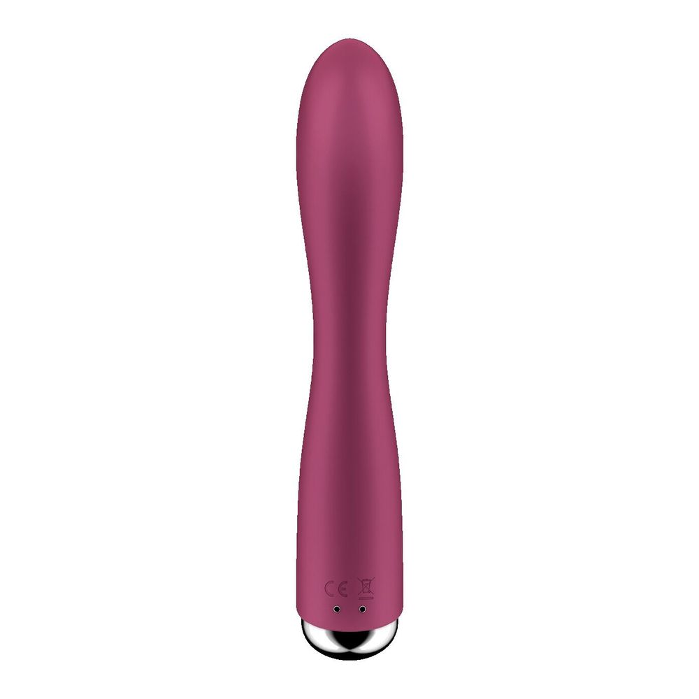 Вібратор з ротацією Satisfyer Spinning Rabbit 1, бордовий