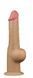 Фаллоимитатор Dual-Layered Silicone Nature Cock 9.5&Prime; с мошонкой, телесный