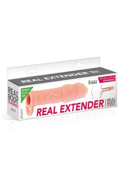 Насадка на пенис Real Body - Real Extender DICKY