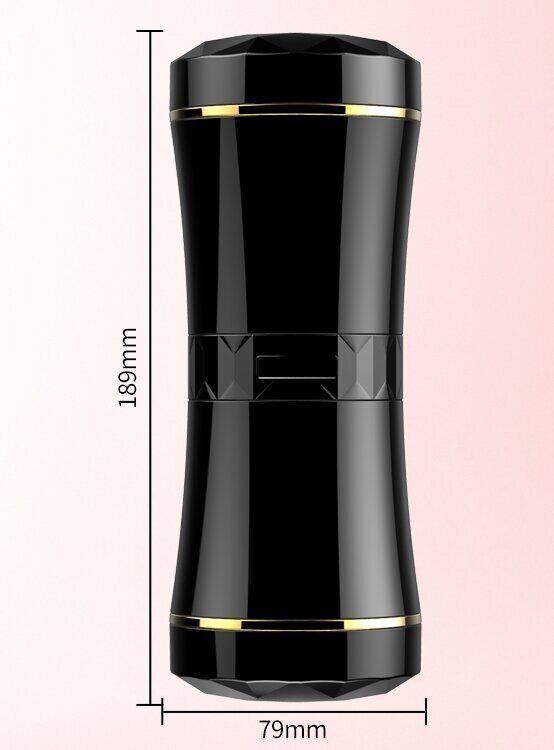 Мастурбатор с двумя входами FOX Masturbation Cup - Double Ends black, Черный