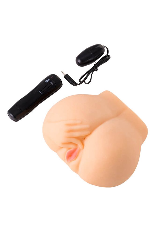 Мастурбатор реалистичный Toyfa Juicy Pussy Chantal с вибрацией вагина и анус