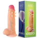 Фалоімітатор EGZO Ciberskin SVS001 (17,5 см х 3,5 см), тілесний