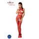 Бодістокінг Passion BS048 red, комбінезон, імітація колгот та відкритого топу