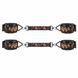 Бондажный набор Lockink Sevanda The Flowering Serpent Leather Bondage Restraint Set 7PC, черный