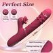Вібратор B-Series 7 rotating functions and 7 licking functions, Бордовий
