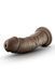 Фаллоимитатор реалистичный на присоске Blush Dr. Skin Dr. Shepherd коричневый, Коричневый