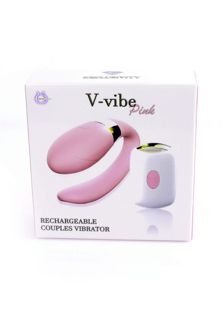 Стимулятор V-Vibe Розовый USB 7 Function / Remote Control
