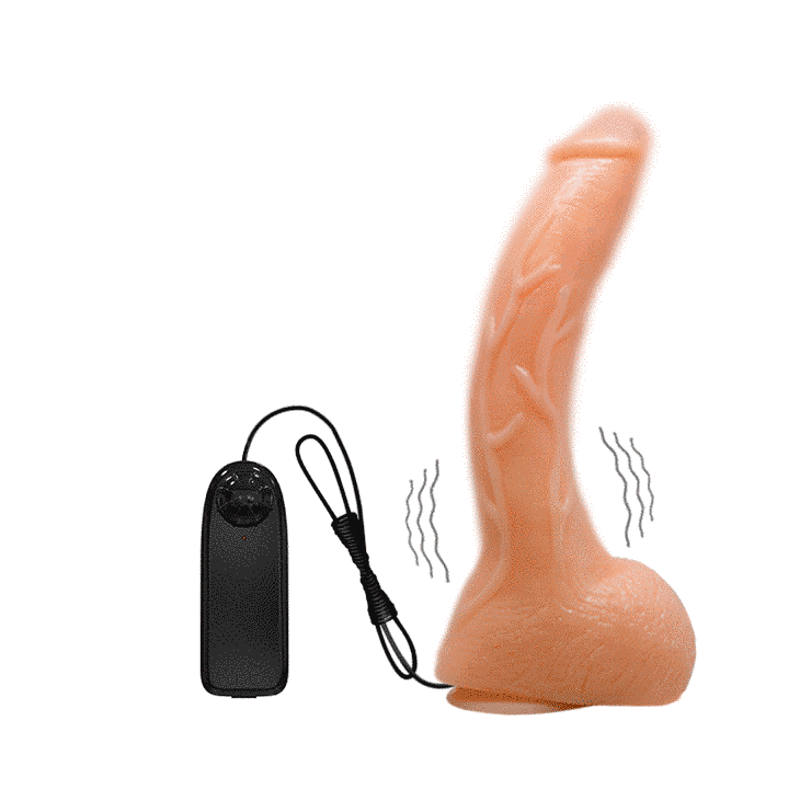 Вібратор реалістичний з присоском Penis Vibration of Baile
