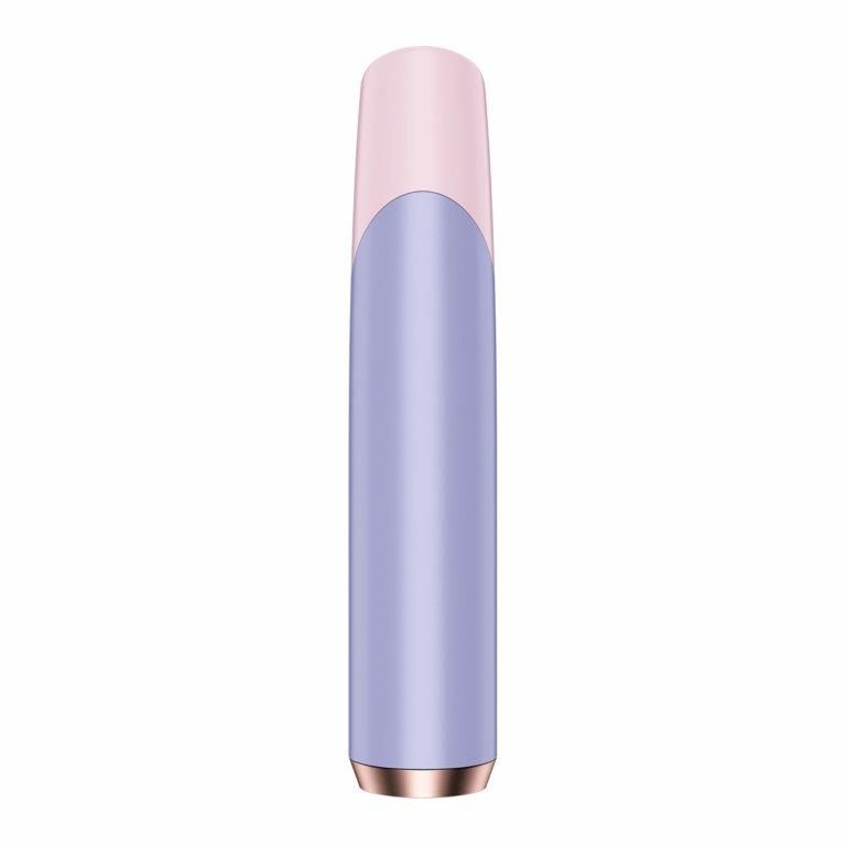 Вакуумний стимулятор Satisfyer Bold Kiss Violet, магнітна технологія 3D Air Pulse, 30 режимів роботи, Рожево-фіолетовий