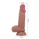 Фаллоимитатор BAILE - Sliding Skin 8,1'', Suction base Bendable TPR