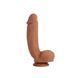 Фаллоимитатор T-skin ReaL Sensualism, светло-коричневый, Бежевый