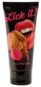 Лубрикант оральний Lick - it Raspberry 100 ml, 100 ml, Малина