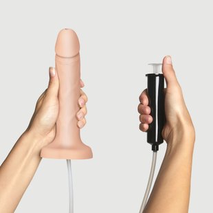 Кінчаючий фалоімітатор Strap-On-Me SQUIRTING CUM DILDO REALISTIC Vanila L