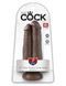 Подвійний фалоімітатор Pipedream King Cock 7" Two Cocks One Hole, Коричневий
