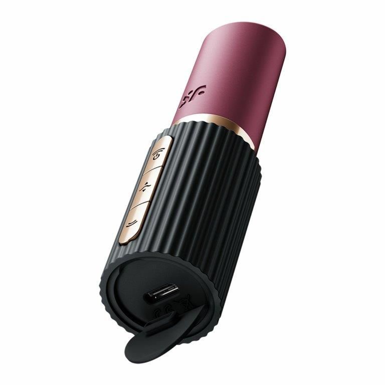 Вакуумний стимулятор Satisfyer Pro 2 Kiss, магнітна технологія 3D Air Pulse, 30 режимів, кришечка, Черный