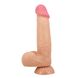 Фалоімітатор BAILE - Sliding Skin 8,5'' Flesh Suction base Bendable TPR