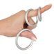 Набір із 3 ерекційних кілець Metallic Silicone Cock Ring Set, срібний