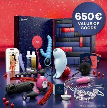 Адвент-календар Satisfyer Deluxe Erotic Advent Calendar 2024, Різнокольоровий