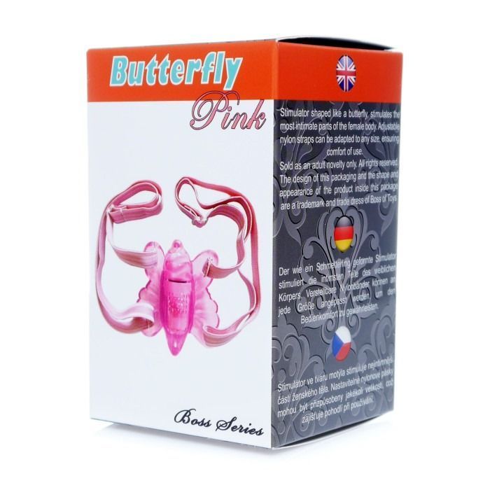 Вібро-стимулятор метелик Butterfly Pink, Рожевий