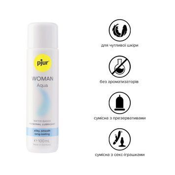 Лубрикант на водной основе Pjur Woman Aqua 100 ml, 100 ml