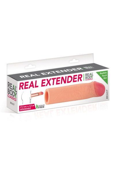 Насадка на пенис Real Body - Real Extender BEAST