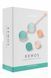 Вагинальные шарики Liebe Kewos &mdash; Peach/Mint, 5 шариков в комплекте, 15, 25, 35, 45 и 55 г