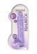Фаллоимитатор Realrock Crystal Clear Dildo Realistic 9, фиолетовый, Фиолетовый