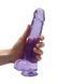 Фаллоимитатор Realrock Crystal Clear Dildo Realistic 9, фиолетовый, Фиолетовый